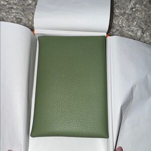 💞Authentic💞HERMES CALVI DUO compact card holder-Brand New